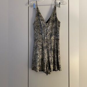 Topshop Gold Foil Romper